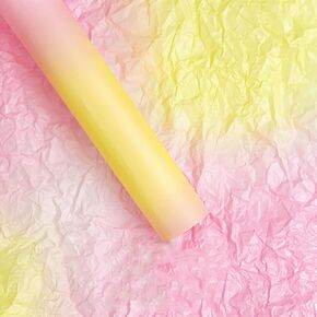 Amonk 20 Sheets Pink to Blue Gradient Gift Wrapping Paper, Flower Tissue Paper Bulk Pearly Present Wrapping Sheets for DIY Crafts, Birthday, Wedding and Valentine's Decorations (20x27.5in) in Saudi Arabia