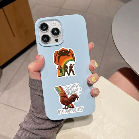 56PCS Arc Raiders Don't Shoot I Need Apricots for My Chicken Stickers Waterproof Vinyl for Water Bottle Bumper Car Laptop in Kuwait