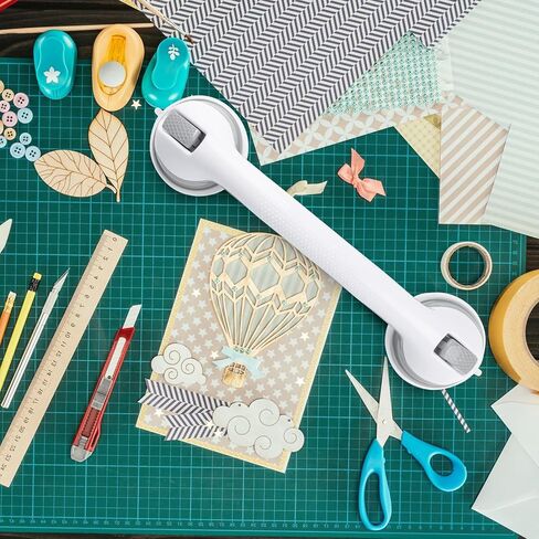 EEEKit 2 قطعة أدوات الخياطة DIY مقابض المسطرة، مقبض قبضة الخياطة، مقبض كأس الشفط للحاكم، اللحف in Kuwait