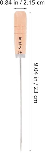 Garneck Doll Cotton Filling Tool: 9 Inch Plush Stuffing Metal Awl with Wooden Ergonomic Handle Filler Accessory for Plush Pillows and Crafts Doll Making Supplies, Easy-to-use in Saudi Arabia