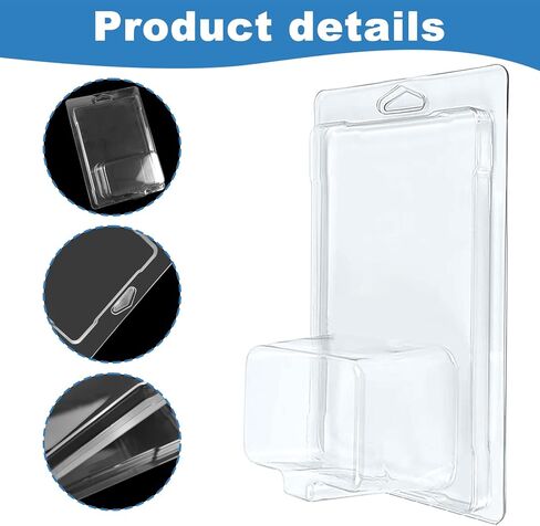 48 Pcs Clear Protector Cases Model Car Clamshell Cases Display Case, Clear Protective Packs Car Blister Pack Covers Compatible with Hot-Wheels for Storage, 7.5 x 5 x 2 Inch in Saudi Arabia