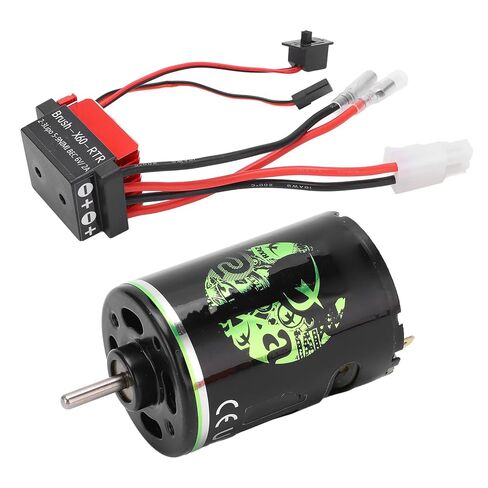 محرك RC المصقول، 540 درجة التواء عالية، وضع مزدوج منخفض الضوضاء، محرك مصقول منخفض الجهد 360A ESC لسيارات RC SUV(20T) in Kuwait