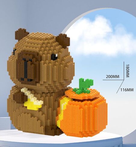 مجموعة مكعبات بناء كابيبارا (7400)، مكعبات صغيرة صغيرة، مناسبة للبالغين in Kuwait