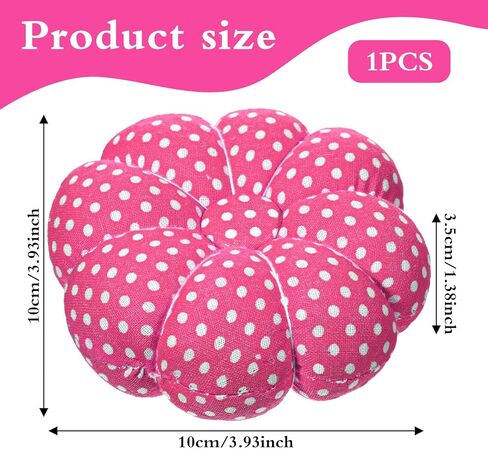 Wrist Pin Cushion for Sewing Pink Pumpkin Pin Cushion Wrist Pincushions for Sewing Cute Sew Cushions for Wrists Wristband Pins Cushions Needlework Supplies, Hot Pink in Saudi Arabia