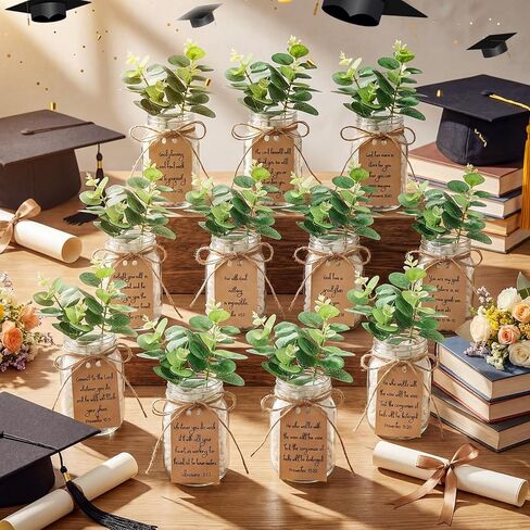 10 Pcs Christian Bible Verse Tags Graduation Gift Tags with String Graduation Centerpieces for Mason Jars Party Favor Decorations DIY Crafts Bible Gifts, 3.5 Inch in Saudi Arabia
