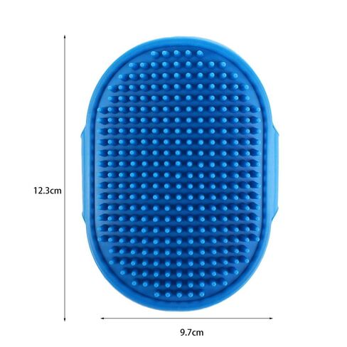 Pet Bath Brush Shower Soft Pet Supplies Removes Hairs Grooming Massage For Dog Cat Hair Cat Comb(Yellow) in Saudi Arabia