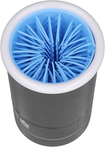 gernie Electric Pet Washer, 2000mAh USB Rechargeable Automatic Dog Washer 2 in 1 Portable Dog Foot Cleaner with Soft Brush for Small Medium Dogs s and Cats in Saudi Arabia