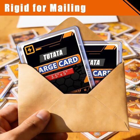 3.5x5 Inches Oversize Card Topload Holders – 12 Pack, Premium Top Loaders for MTG Planechase Cards, Clear Rigid Top Loader Protectors in Saudi Arabia