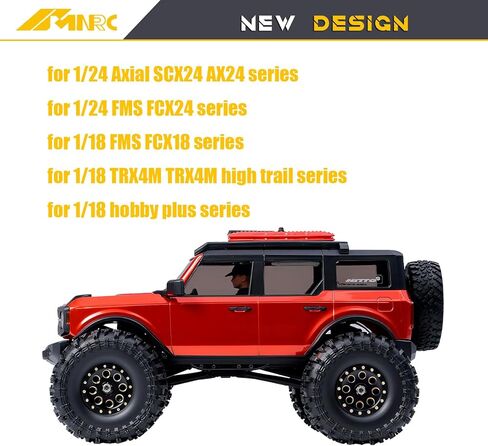 عجلة نحاسية وإطارات 1.0 بوصة حافة Beadlock لـ 1/24 محوري SCX24 AX24 FMS FCX24 1/18 TRX4M FCX18 سلسلة ترقيات الأجزاء in Saudi Arabia