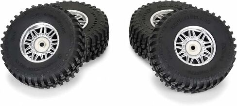 Flat Iron Front/Rear Tires Mounted 12mm Hex Chrome Diablo (4): TYPHON GROM in Saudi Arabia