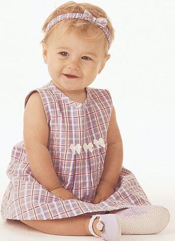 BUTTERICK PATTERNS B3405 Infants' Dress, Top, Romper, Panties, Hat & Headband, Size LRG (L-XL) in Saudi Arabia
