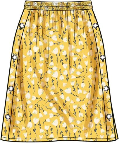 Simplicity SS9608R5 حزمة أنماط خياطة تنورة Misses وسروال واسع الساق، رمز التصميم S9608، المقاسات 14-16-18-20-22 in Kuwait