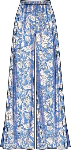 Simplicity SS9608R5 حزمة أنماط خياطة تنورة Misses وسروال واسع الساق، رمز التصميم S9608، المقاسات 14-16-18-20-22 in Kuwait