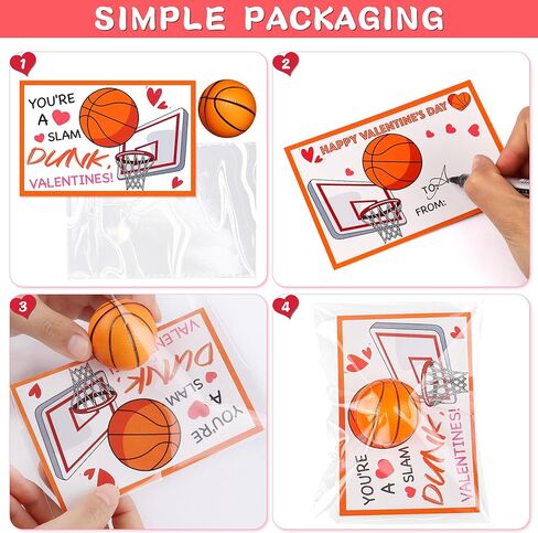 28 Pack Stress Ball Valentines Day Cards for Kids School, Valentines Day Gifts for Kids Classroom, Sports Valentines for Boys Class Valentines Exchange Cards Party Favors Exchange Gifts Prizes in Saudi Arabia
