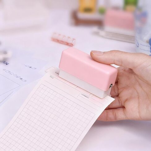 Mini 6-Hole Punch, Binding Machine, Handheld Portable Puncher for A4/A5/B5 Paper in Saudi Arabia