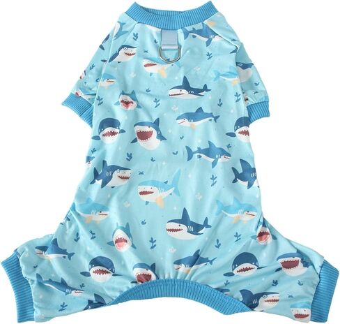 Dog Pajamas, Soft Stretchy Pet Pajamas for Small Medium Dogs - Cute Dog Pajama Onesie with Swan Print, Breathable Warm Dog Pjs for Christmas, Valentine‘s Day (Pink, M) in Saudi Arabia