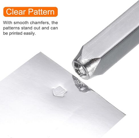 uxcell 1/4" (6mm) Punch Stamp 40Cr Alloy Steel, Cute Cactus Pattern Punch Tool Punch Press Tool for Metal Plastic Wood Leather in Saudi Arabia