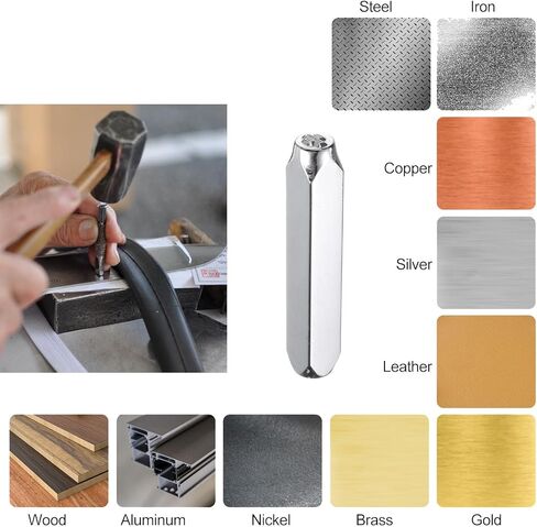 uxcell 1/4" (6mm) Punch Stamp 40Cr Alloy Steel, Cute Cactus Pattern Punch Tool Punch Press Tool for Metal Plastic Wood Leather in Saudi Arabia