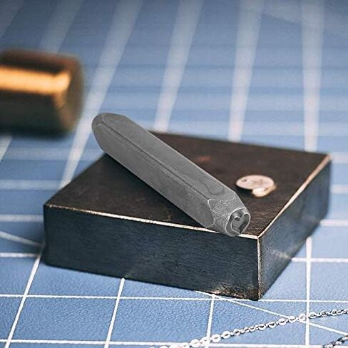 Metal Stamping Kit, 6mm Leathercraft Metal Heart Stamps Punch for Leather Craft Belt Bag Craft DIY Jewelry Marking in Saudi Arabia