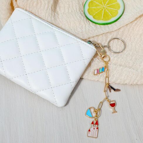 25Pcs Keychain Making Kit, Metal Swivel Snap Hooks, Lobster Claw Clasps, Extender Chains, Keychain Clips with Key Ring Key Rings, Bulk DIY Craft Supplies for Jewelry, Bag Charms & Accessories (Gold) in Kuwait