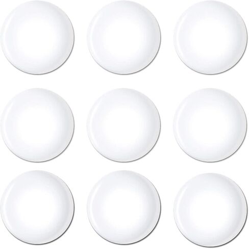 Enenes 50MM Round Glass Cabochons 25PCS Clear Dome Cabochon Tiles with Flat Backs for Jewelry Making, Pendants, Crafts, DIY Art in Kuwait