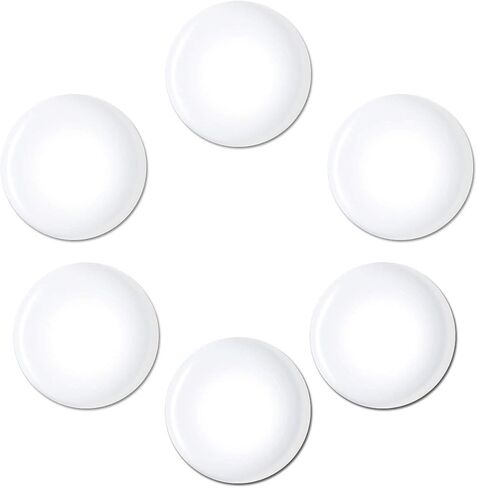 Enenes 50MM Round Glass Cabochons 25PCS Clear Dome Cabochon Tiles with Flat Backs for Jewelry Making, Pendants, Crafts, DIY Art in Kuwait