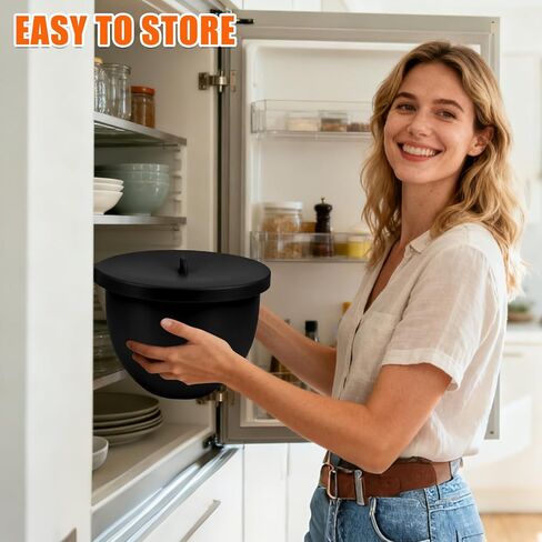 SelfTek Silicone Bowl Liners for 5 Qt KitchenAid Mixers - Accessories and Attachments for Cooking and Baking, Heat-Resistant & Easy to Clean, Protects Mixing Bowl（Black） in Saudi Arabia