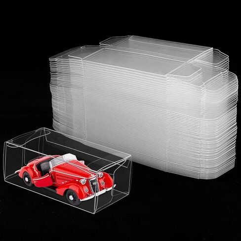 200 PCS 1/64 Display Case for Model Car,Clear Storage Display Case,Model Cars Protector for Hot Wheels (3.2"×1.2"×1.6") in Saudi Arabia