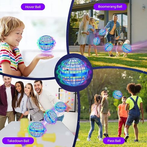 ألعاب كرة الجرم السماوي الطائر من OFUN 2025 - كرة تحوم الكرة الكونية بوميرانج، مدار طائرة بدون طيار يتم التحكم فيه يدويًا، هدايا ألعاب دوارة رائعة في الهواء الطلق لعمر 6 7 8 9 10 سنوات فما فوق للأولاد والبنات والمراهقين والبالغين in Kuwait