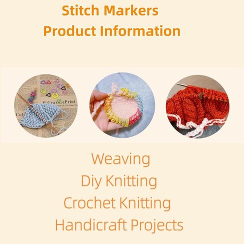 Crochet Ring Tension Rings for Crocheting Cute Cat Stitch Markers Colorful Crochet Stitch Marker Yarn Control Ring with Storage Box in Saudi Arabia