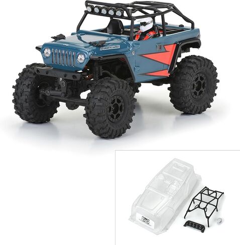 Pro-Line Racing 2004 Jeep LJ Clear Body with Trail Cage for Axial SCX24 PRO366400 in Saudi Arabia