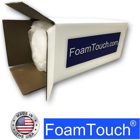 وسادة إسفنجية للتنجيد من FoamTouch عالية الكثافة مقاس 2 بوصة ارتفاع × 12 بوصة عرض × 56 بوصة طول قطع مخصص in Kuwait