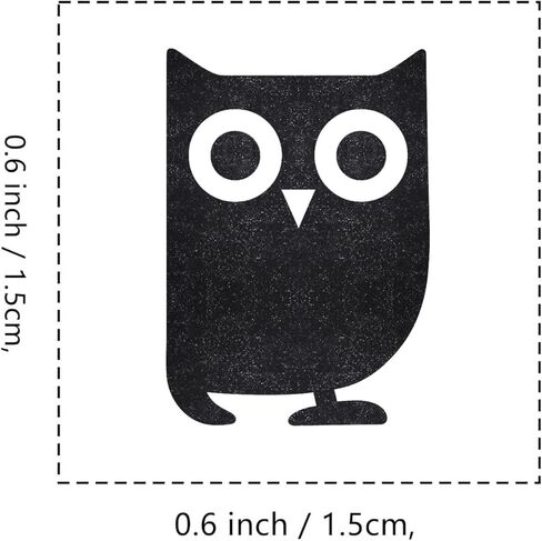 Retro Owl Rubber Stamp, 3/5 Inch Small Mini Stamp for Scrapbooking Card Making Planner in Saudi Arabia