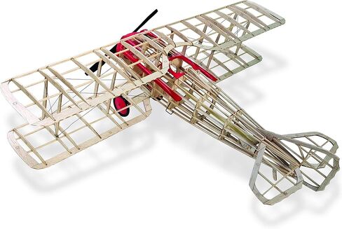Guillow’s: 100th Anniversary Series - French Spad VII - Classic Balsa Wood, DIY Airplane Model Kit, 18" Wingspan, Laser-Cut, Scale WWI Ace Plane, 102 in Saudi Arabia