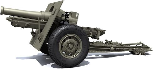Das Velk USCDW35023 1/35 مشاة البحرية الأمريكية M1918 6.1 بوصة (155 ملم) نموذج هاوتزر بلاستيكي مصبوب اللون in Kuwait