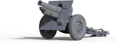Das Velk USCDW35023 1/35 مشاة البحرية الأمريكية M1918 6.1 بوصة (155 ملم) نموذج هاوتزر بلاستيكي مصبوب اللون in Kuwait