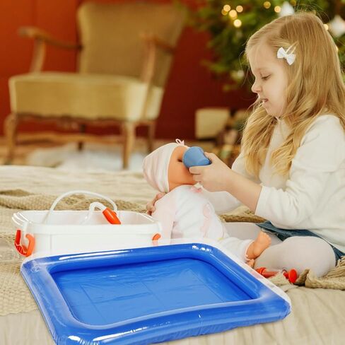 YARNOW Pool Transparent Portable Summer Play Accessory for Dolls Design for Indoor Bathing in Saudi Arabia