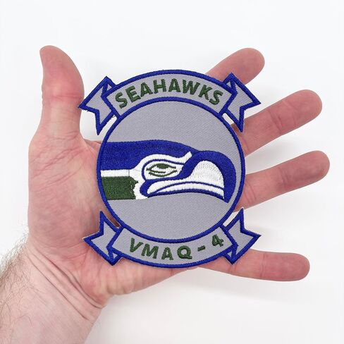 VMAQ-4 Seahawks Squadron Patch – Sew On, 4.5 Inch in Saudi Arabia