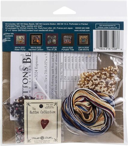 Mill Hill Counted Cross Stitch Espresso, Multi in Saudi Arabia