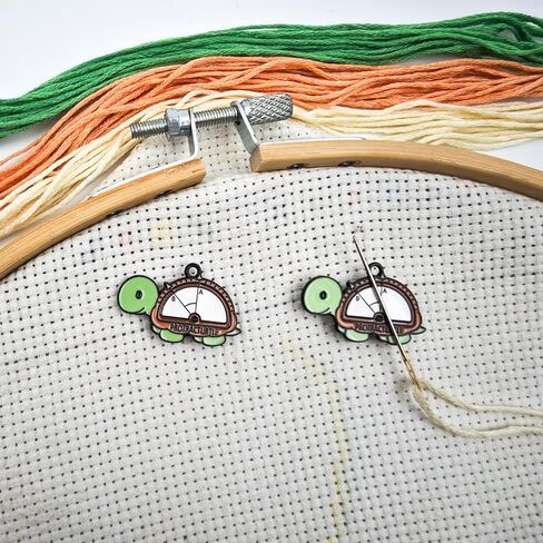 Cute Turtle Cross Stitch Supplies Needle Minder, Embroidery Magnetic Needle Holder，Needlework and Embroidery Accessories（2 PCS in Saudi Arabia