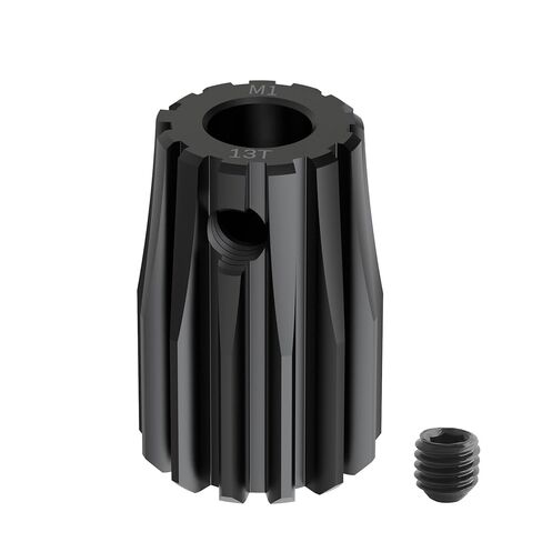 M1 Pinion Motor Gear 27T 3/16 بوصة (5 مم) فتحة العمود، 1045 تروس من الفولاذ الكربوني المقوى جزء ترقية RC مناسب لمحرك فرشاة بدون فرشاة RC من 1/10 نموذج سيارة تسلق السيارة in Saudi Arabia
