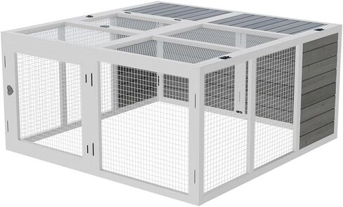 أرنب من الخشب الصلب، حظيرة دجاج خشبية كبيرة مع أسقف قابلة للفتح، موائل حيوانات صغيرة، بيت أرنب داخلي وخارجي، قفص خنزير غينيا، بيت الحيوانات الأليفة للهامستر، خنزير غينيا، ابن مقرض in Kuwait