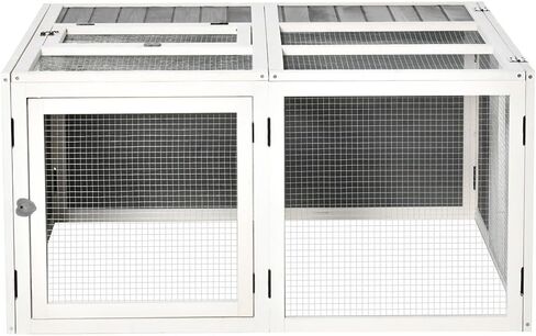 أرنب من الخشب الصلب، حظيرة دجاج خشبية كبيرة مع أسقف قابلة للفتح، موائل حيوانات صغيرة، بيت أرنب داخلي وخارجي، قفص خنزير غينيا، بيت الحيوانات الأليفة للهامستر، خنزير غينيا، ابن مقرض in Kuwait