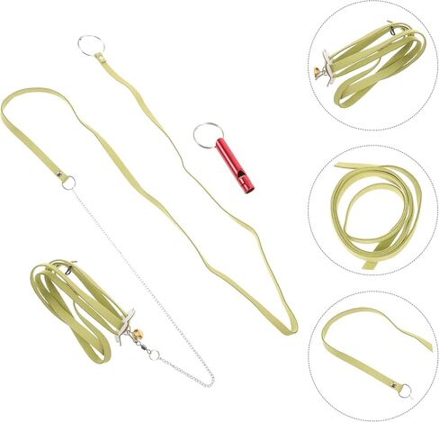 Tortoise Harness Leash Set with Vest Medium Green Turtle Traction Rope Outdoor Walking Control Pet Tow Rope for Reptile Supplies in Saudi Arabia