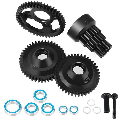 مجموعة قابض معدني لمعدات السيارات RC من الفولاذ 3 سرعات لـ 1/8 Kyosho Mad Force Kruiser Nitro Crusher FO-XX USA-1 أجزاء ترقية (40T/43T/46T) in Saudi Arabia