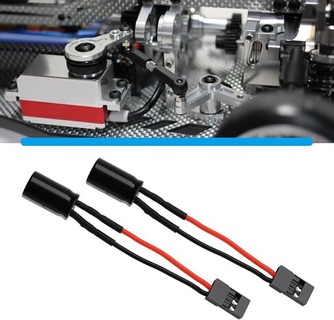 خلق فكرة 2 قطعة 4700 فائق التوهج 25 فولت مكثف الطاقة SAV-PC-01 مع موصل 3Pin لـ RC نموذج سيرفو in Kuwait