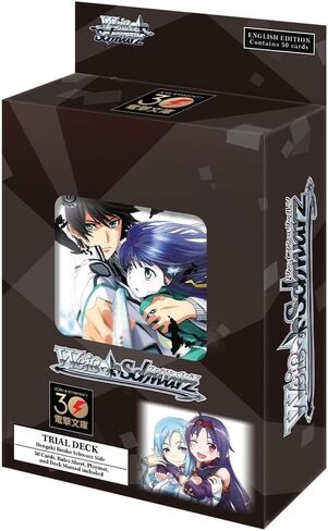 مجموعة Dengeki Bunko التجريبية باللون الأسود لـ Weiss Schwarz in Kuwait