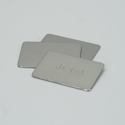 StayMax Engraving Stamping Blank Tags Metal Plate 25 Pack 1.75x2Inch in Saudi Arabia