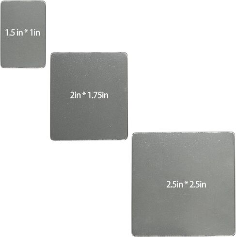 StayMax Engraving Stamping Blank Tags Metal Plate 25 Pack 1.75x2Inch in Saudi Arabia