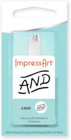 ImpressArt - ختم معدني بتصميم "و" (6 مم) in Saudi Arabia